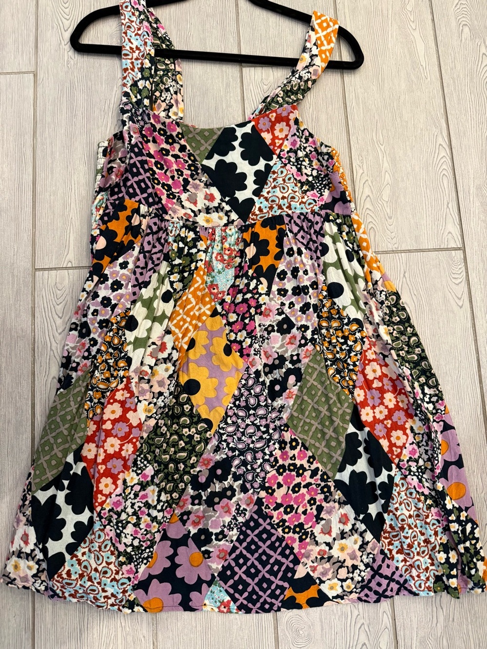 NL Floral Patchwork Mini SunDress